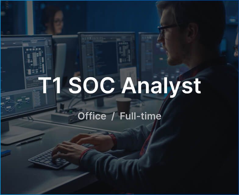 t1 soc analyst at work
